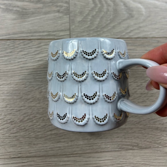 Starbucks Anniversary Raised Mermaid Scales Coffee Cup Mug 10 oz 2016 - Picture 3 of 7
